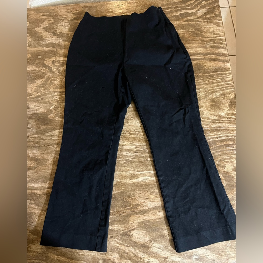 Black Flare Leg Pants Size 6